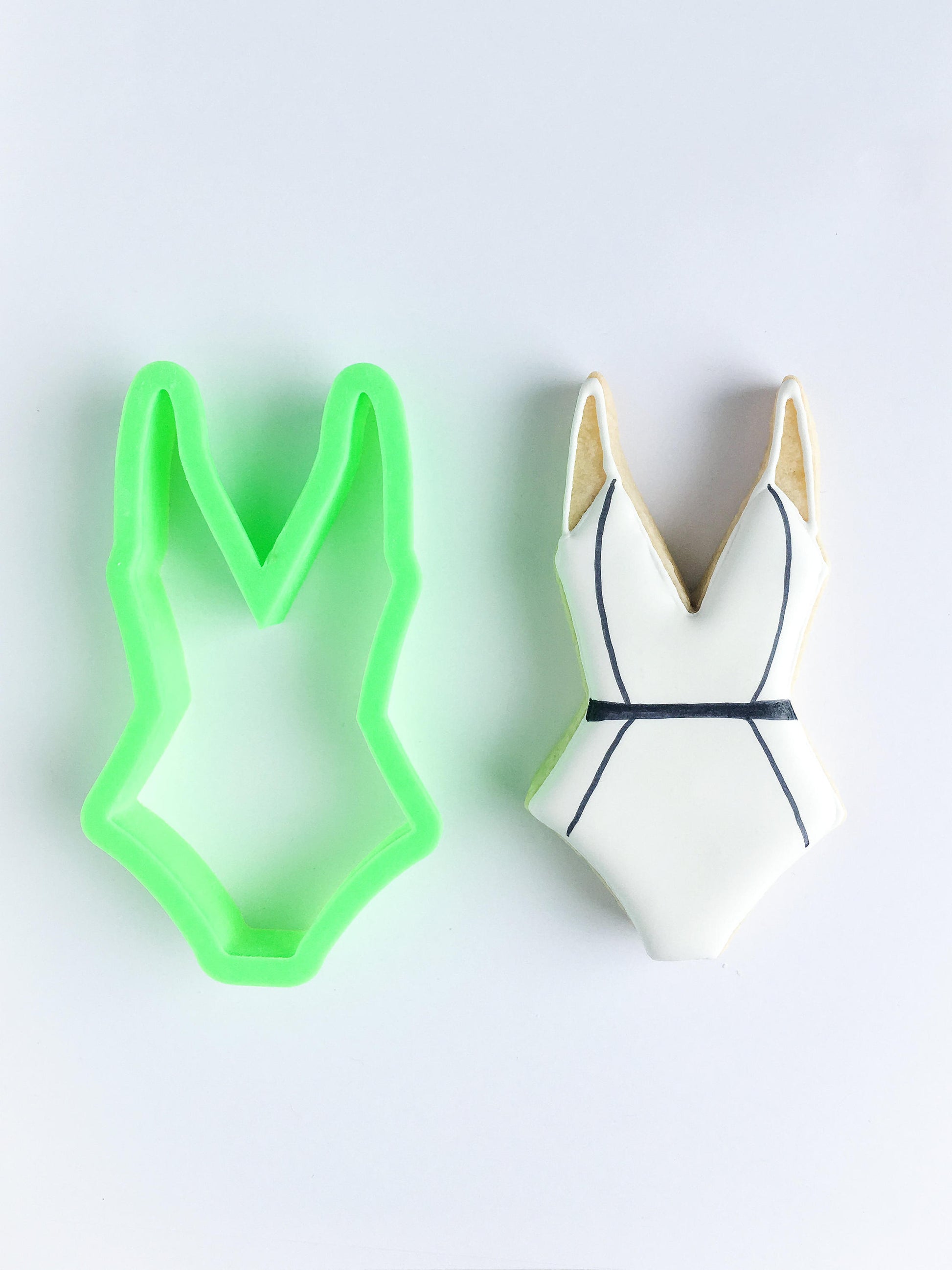 OkieDoughkie Set 4 Cookie Cutter. Bathing Suit Cookie Cutter