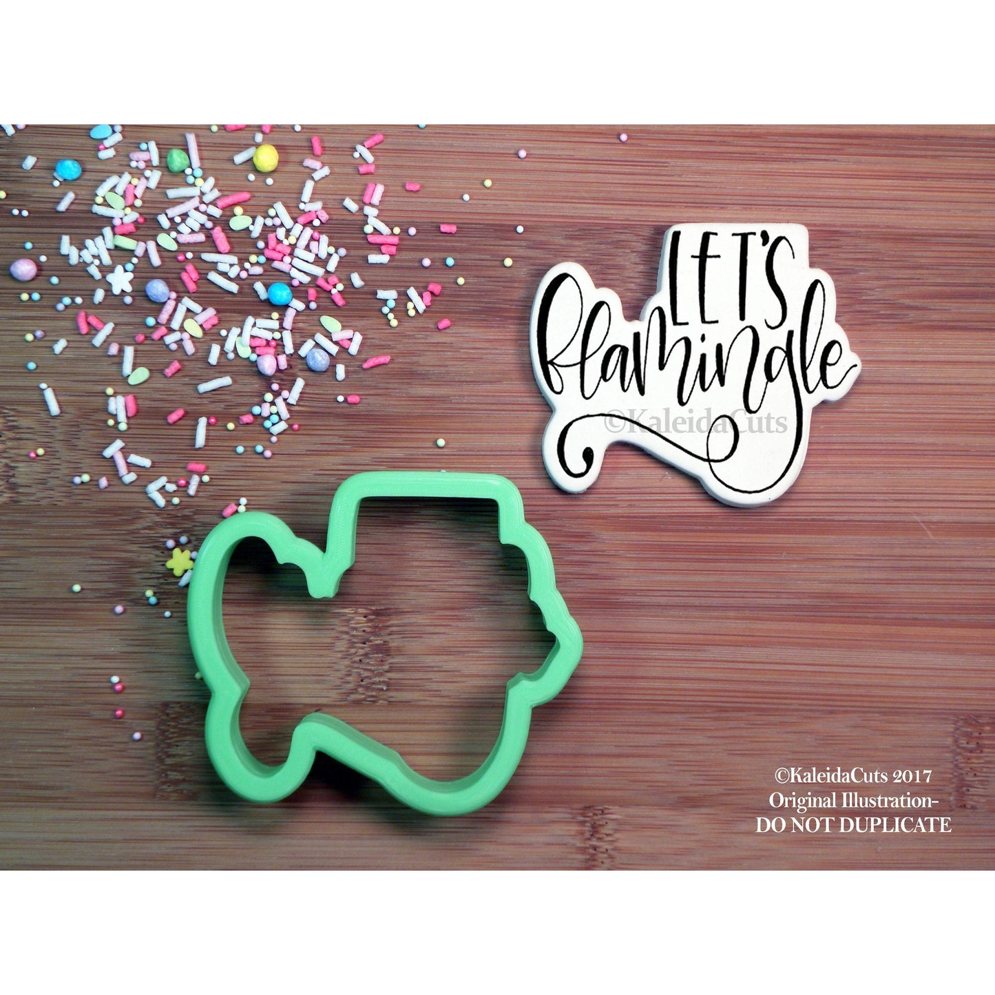 Lets Flamingle Cookie Cutter