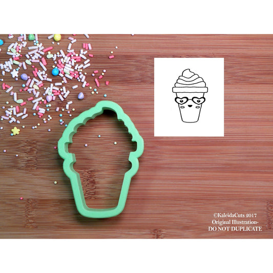 Kawaii Frappe Cookie Cutter