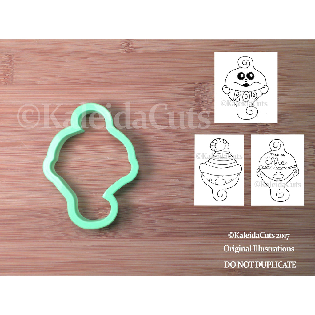 Whimsy Ghost Cookie Cutter