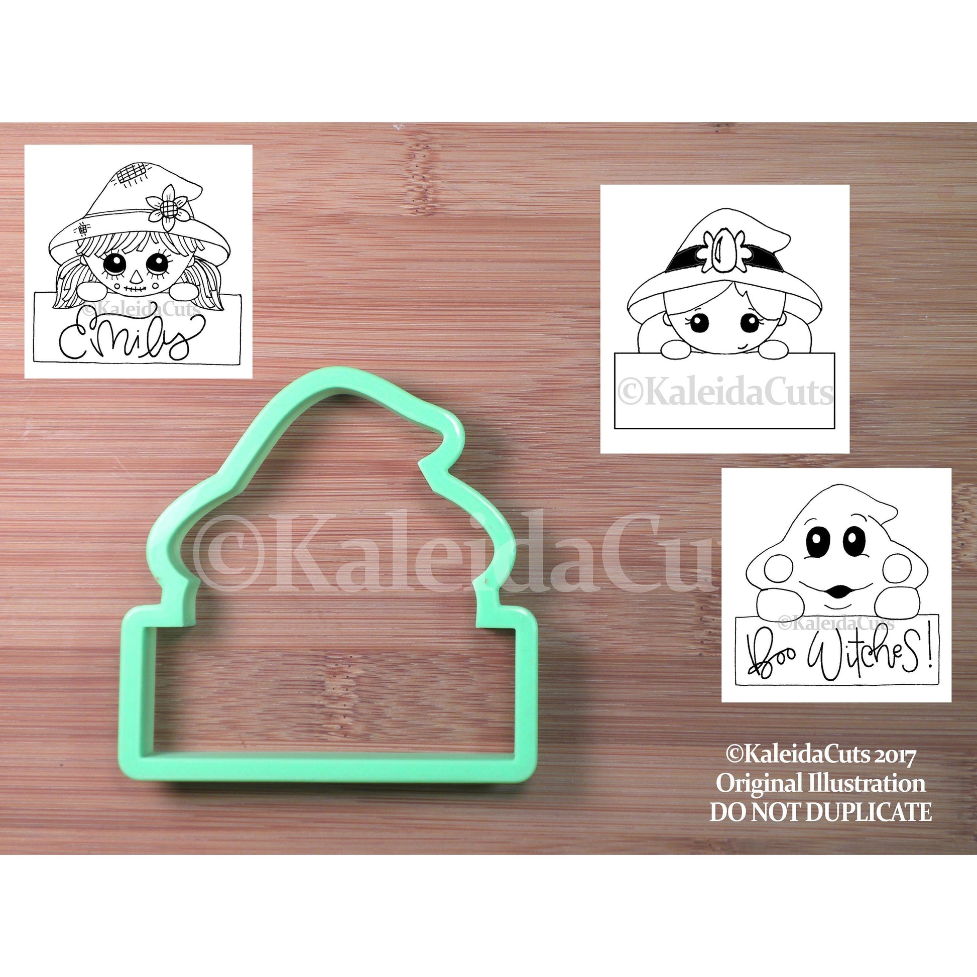 Witch Plaque Cookie Cutter