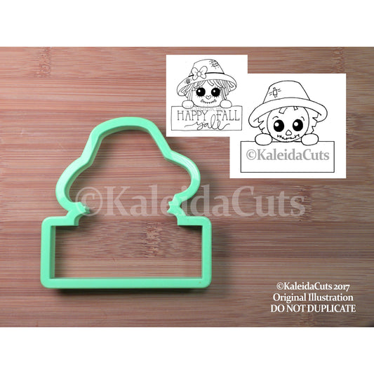 Scarecrow Plaque Cookie Cutter