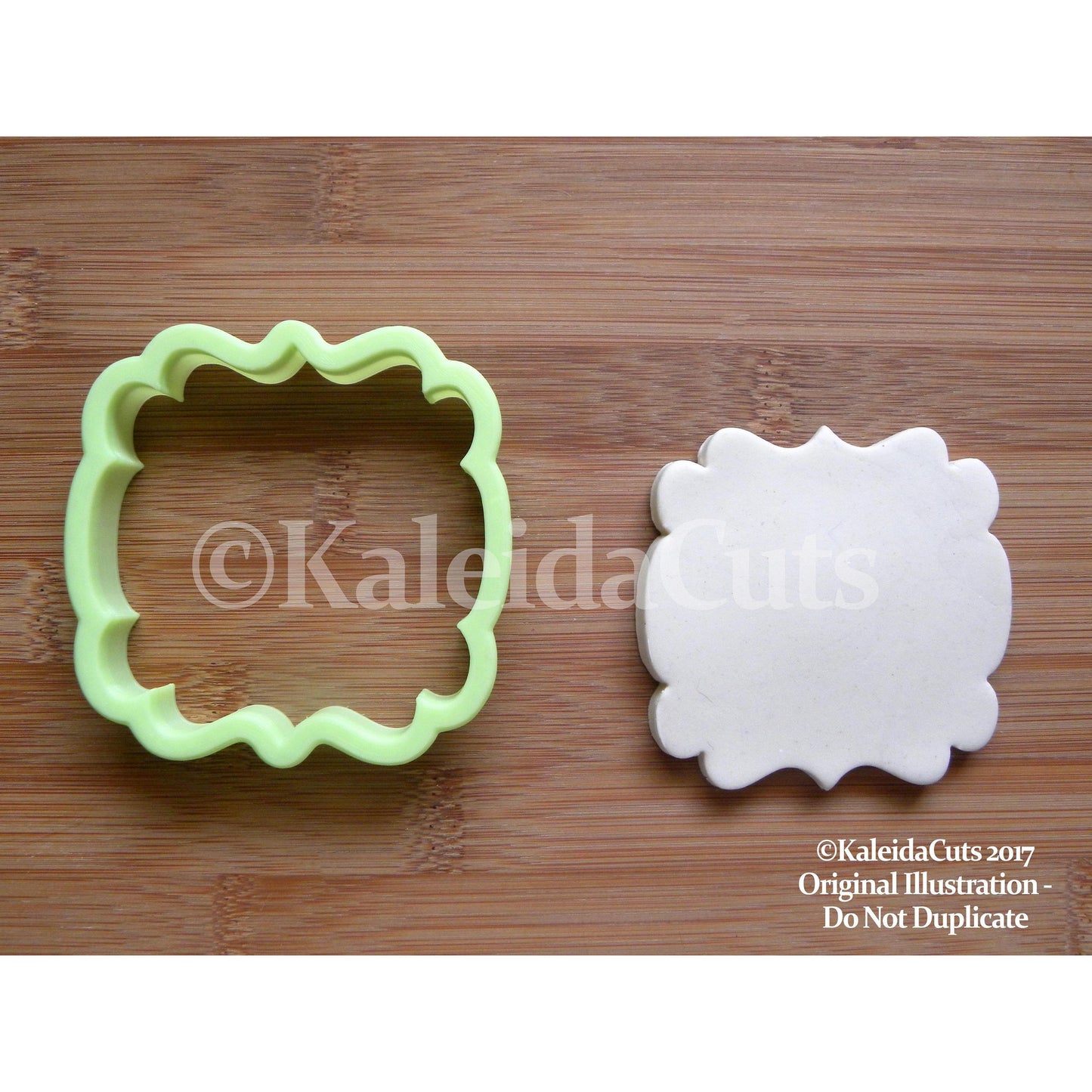 Charlotte Squared Plaque Cookie Cutter