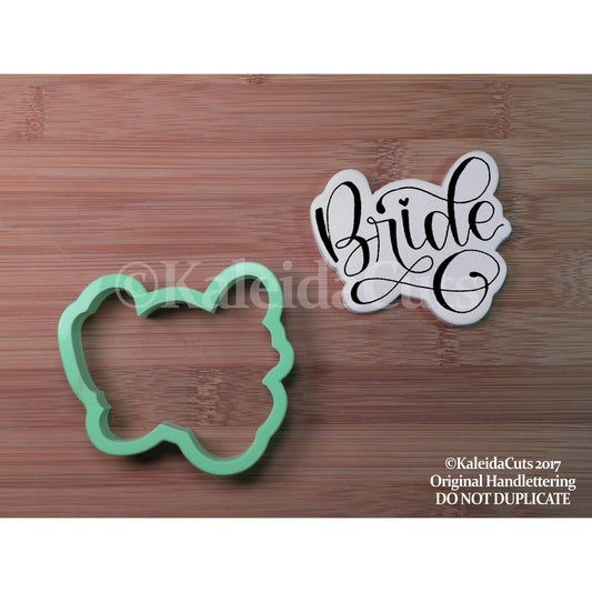 Bride Lettering Cookie Cutter