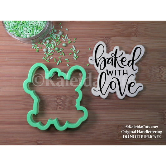 Baked with Love Lettering Cookie Cutter
