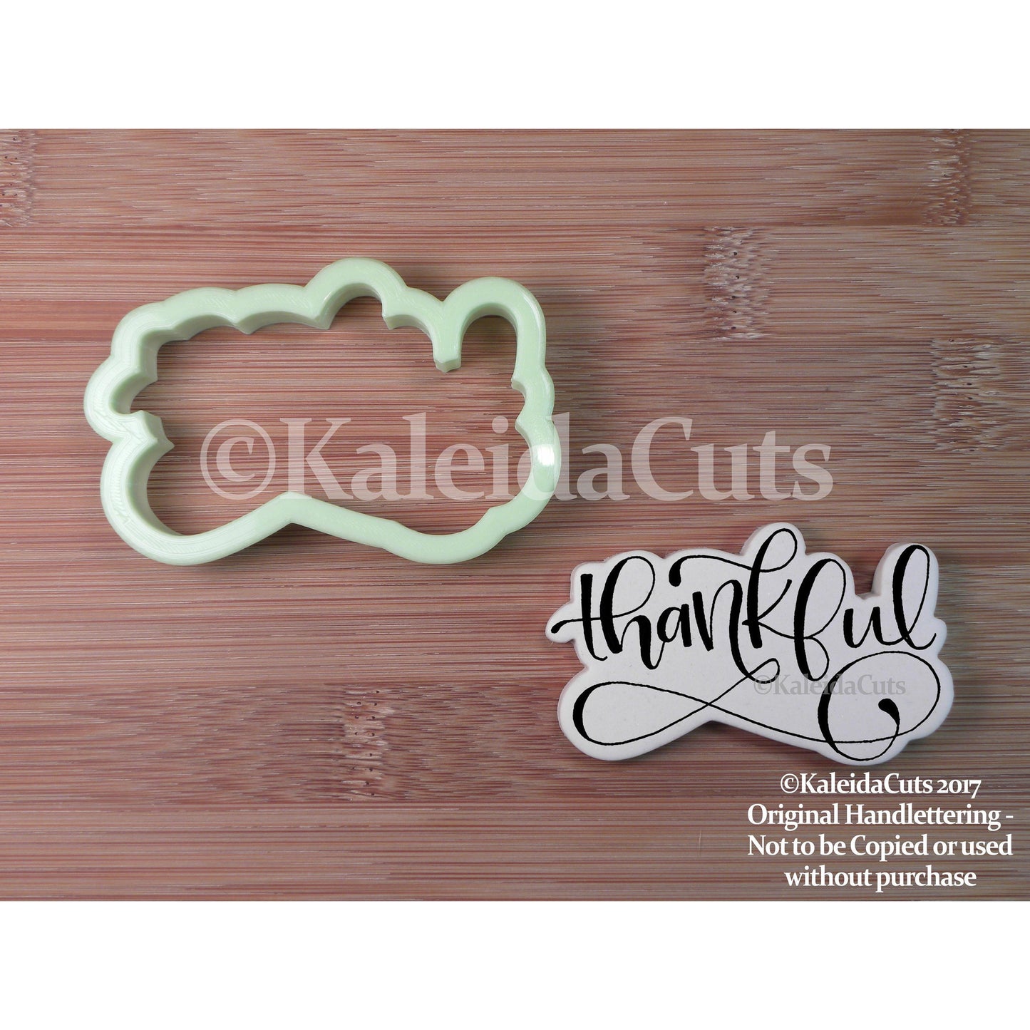 Thankful Lettering Cookie Cutter