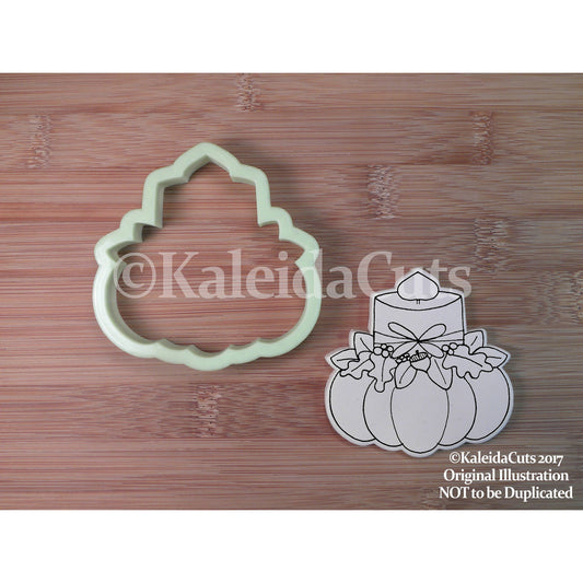 Pumpkin Candle Cookie Cutter
