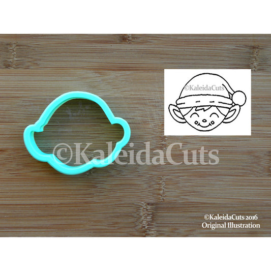 Elf Boy Face Cookie Cutter