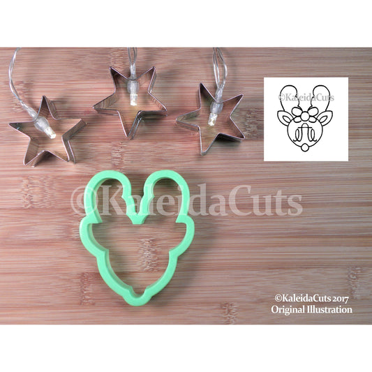 Reindeer Monogram Cookie Cutter