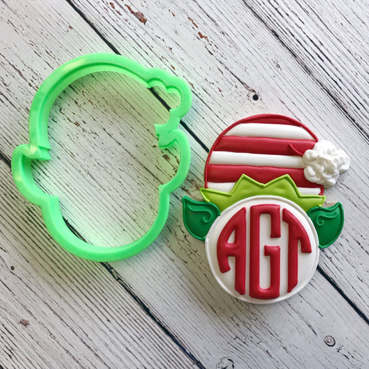 Elf Monogram VIP Cookie Cutter