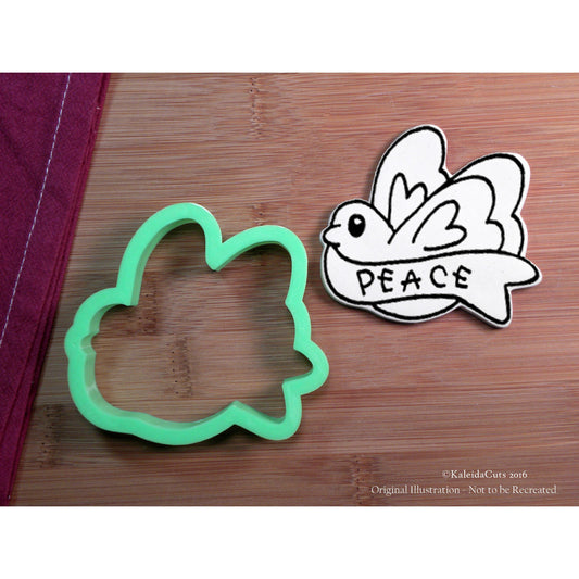 Dove Banner Cookie Cutter