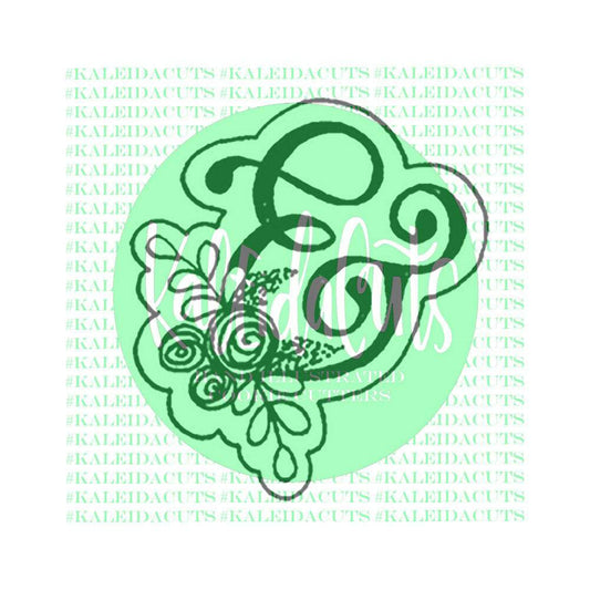 Floral Ampersand Cookie Cutter