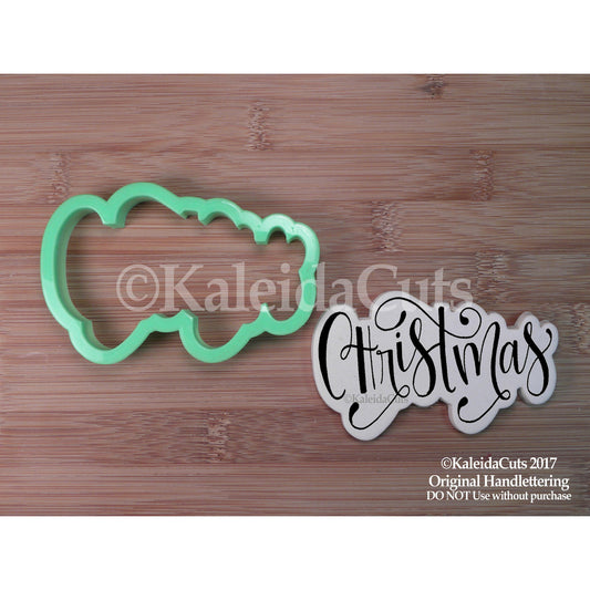 Christmas Lettering Cookie Cutter