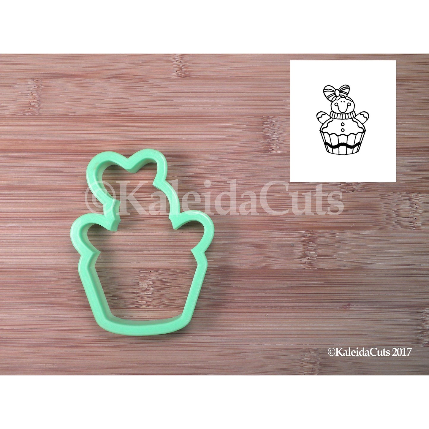 Gingy Cupcake Cookie Cutter