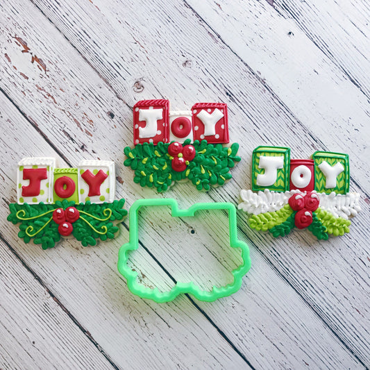 Joy Blocks Cookie Cutter