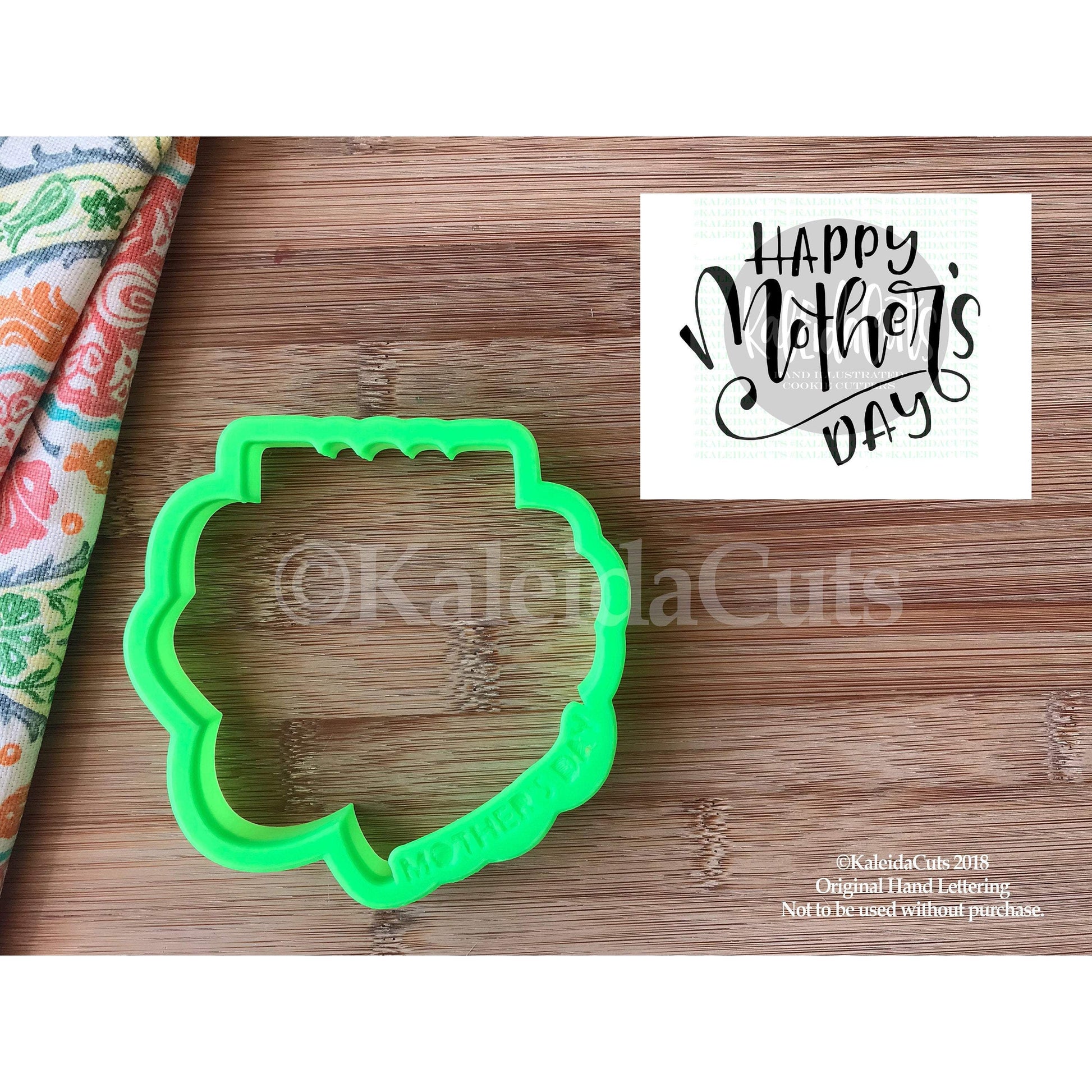 Happy Mother's Day Cookie Cutter