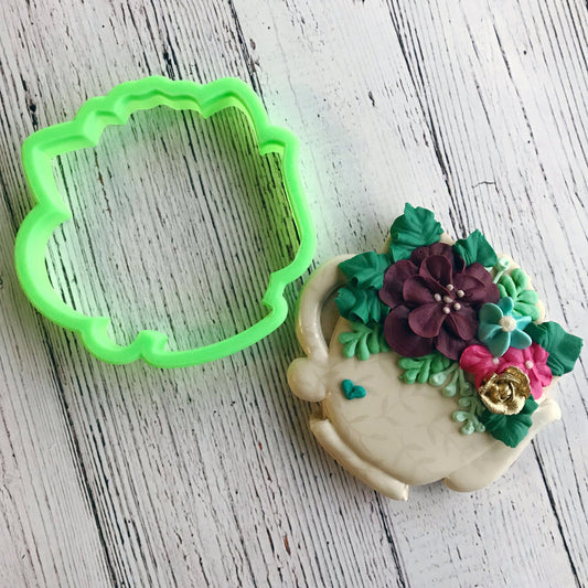 Floral Teapot Cookie Cutter