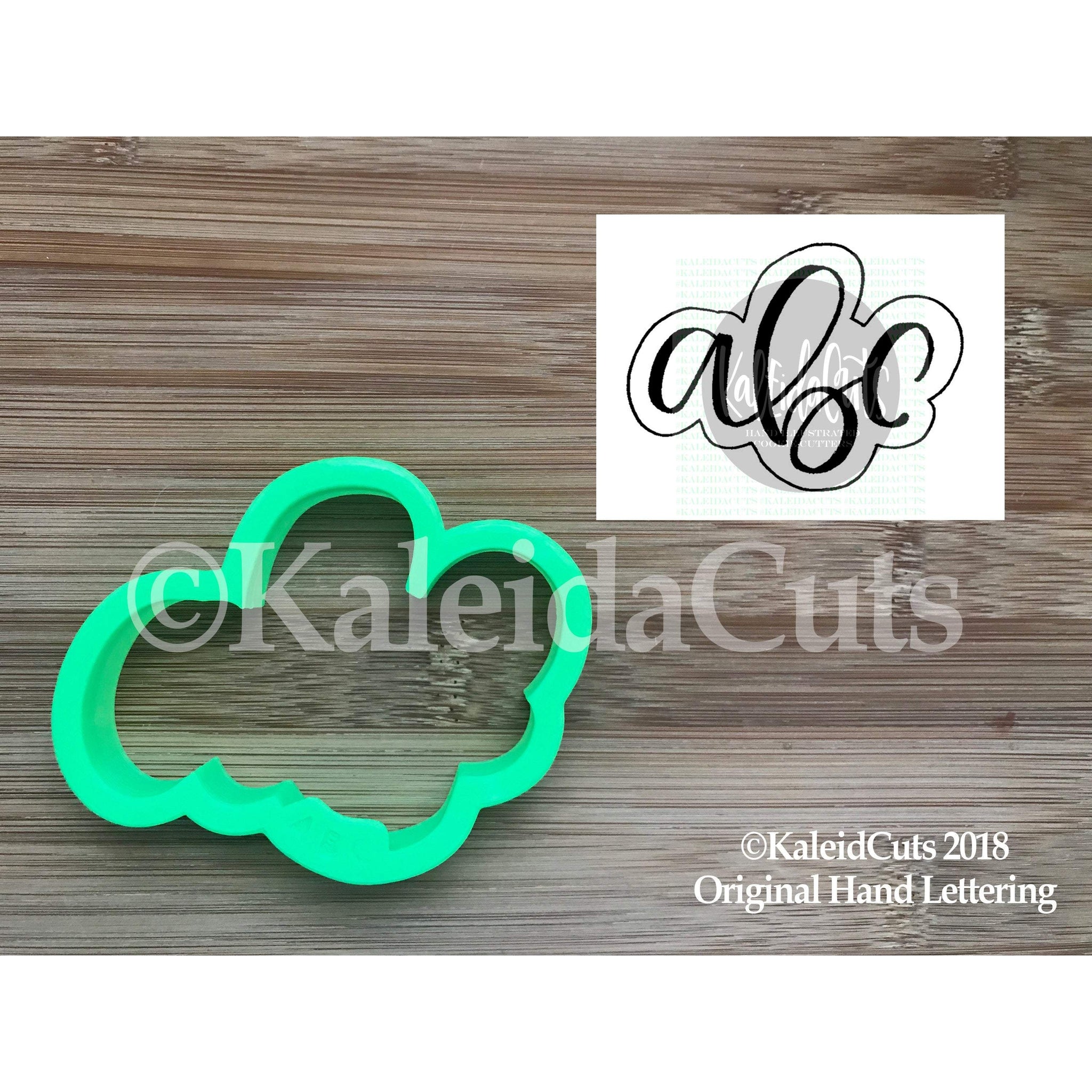 ABC Cursive Cookie Cutter – KaleidaCuts