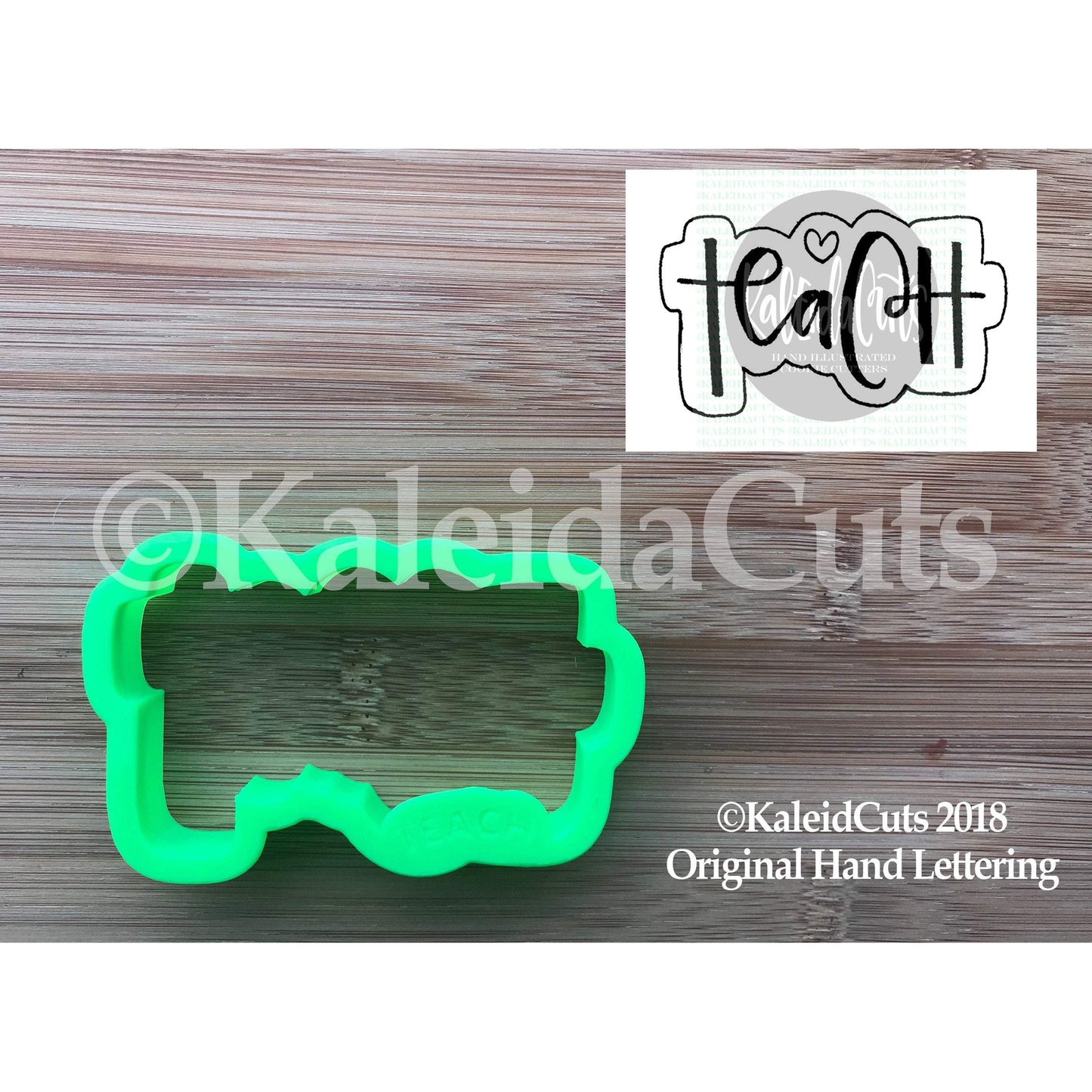 Teach Lettering Cookie Cutter