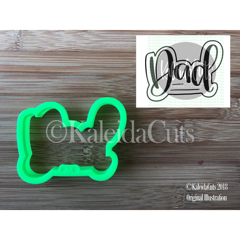 Dad Lettering Cookie Cutter