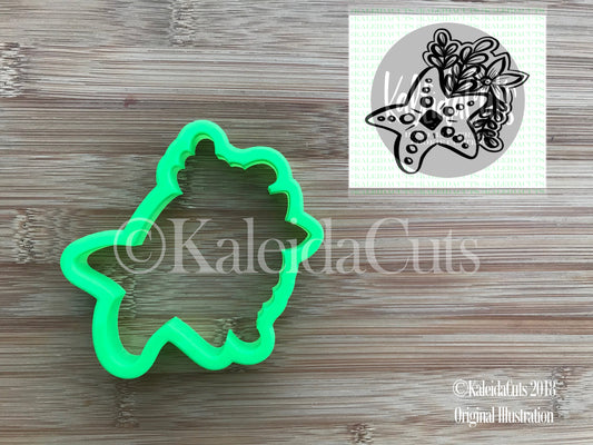 Floral Starfish Cookie Cutter