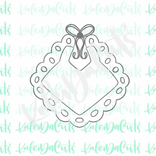 Vintage Bib Cookie Cutter
