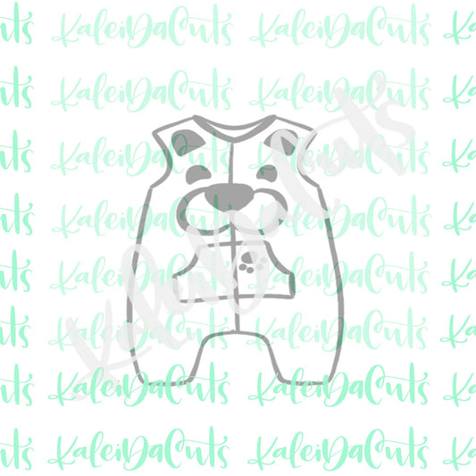 Sleeveless Romper Cookie Cutter