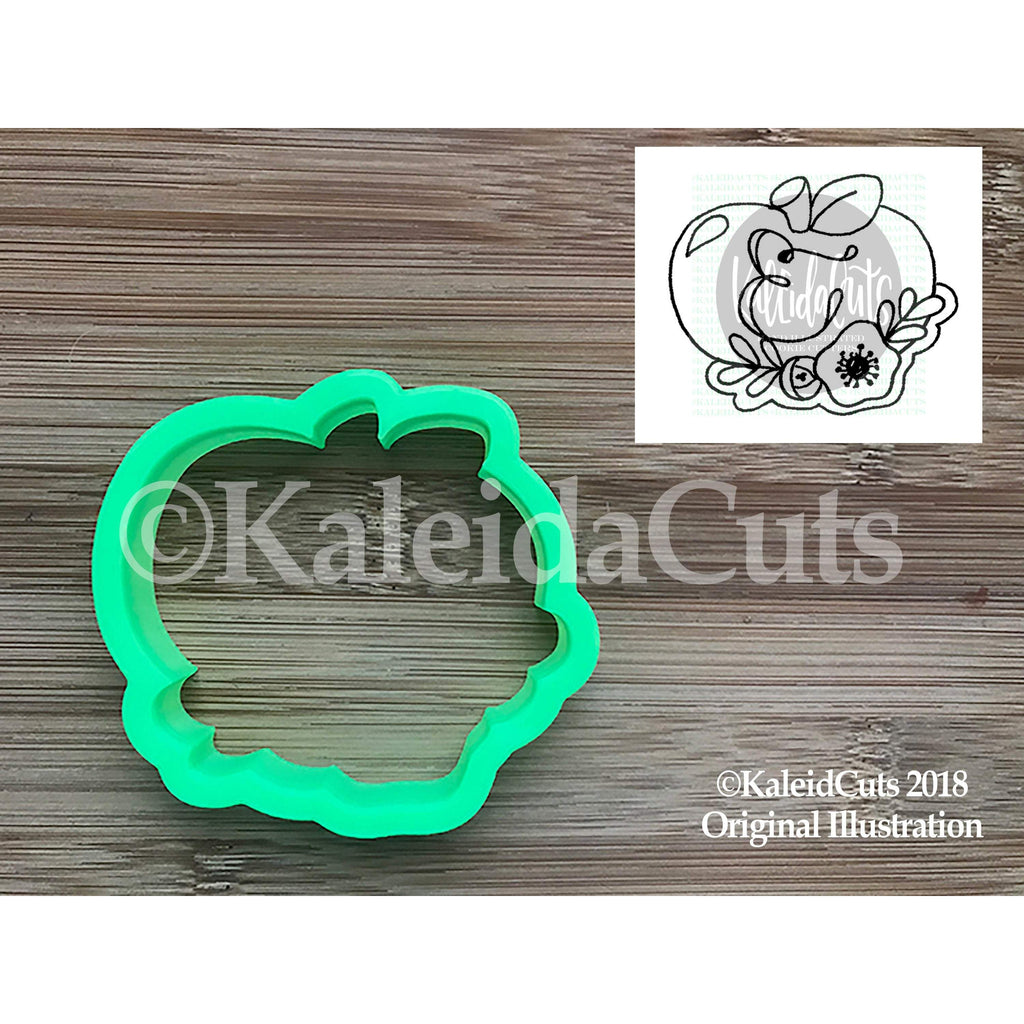 Floral Apple Cookie Cutter