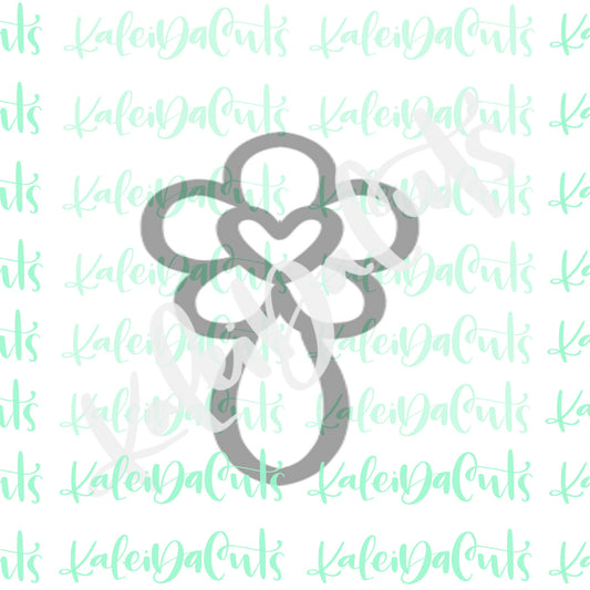 Flower Rattle Cookie Cutter