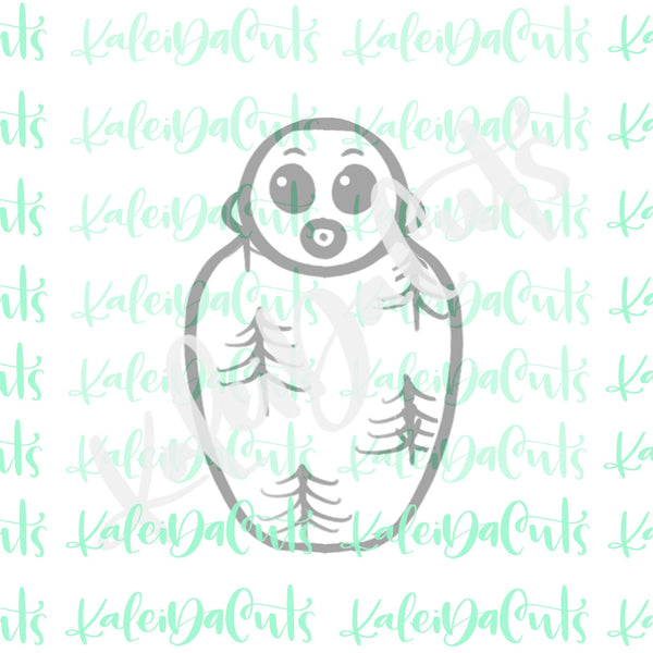 Baby Swaddle Cookie Cutter KaleidaCuts