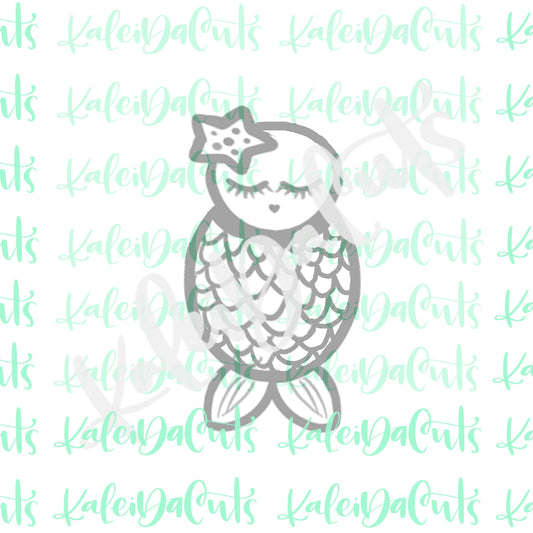 Mermaid Swaddle Cookie Cutter