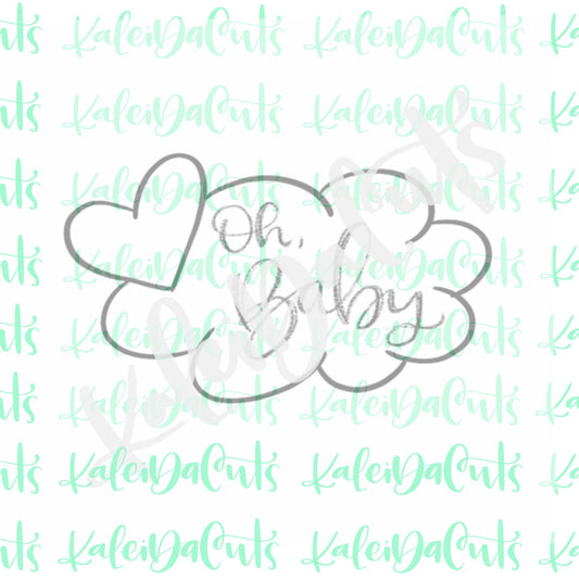 Cloud Heart Cookie Cutter