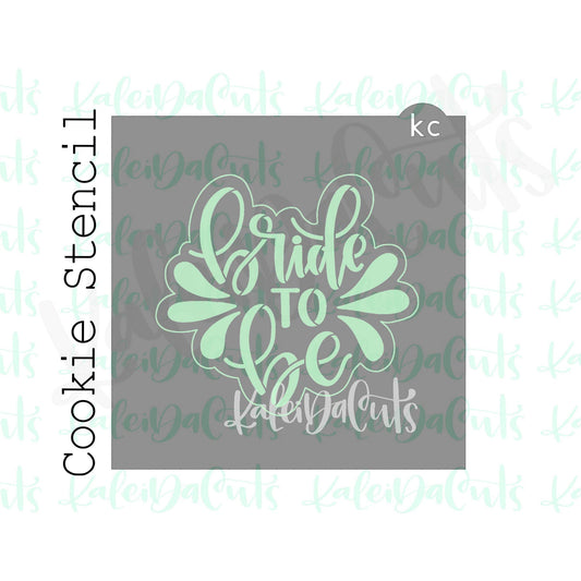 Bride to Be Stencil (4" design)