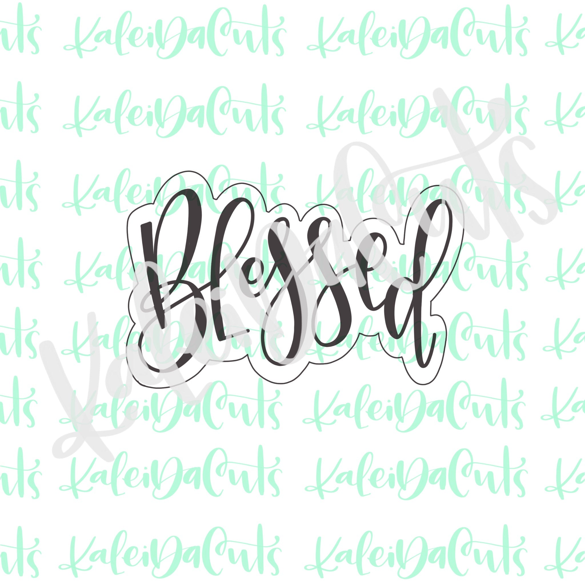 Bless Cutter Blessed Cookie Cutter – KaleidaCuts