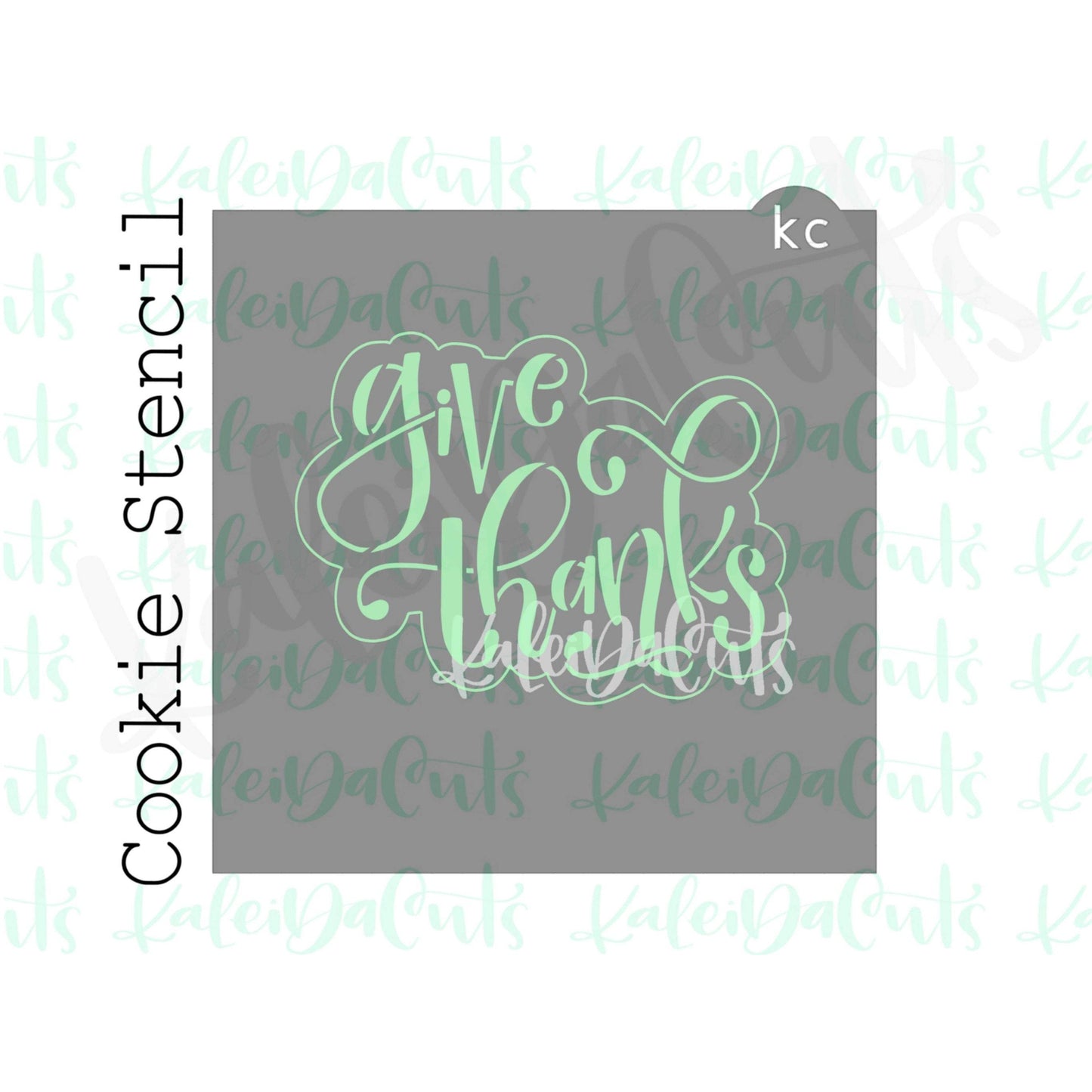 Give Thanks Stencil