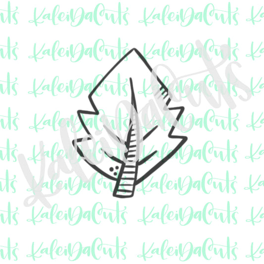 Modern Leaf Cookie Cutter