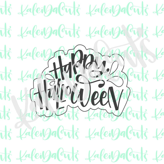 Happy Halloween Cookie Cutter.