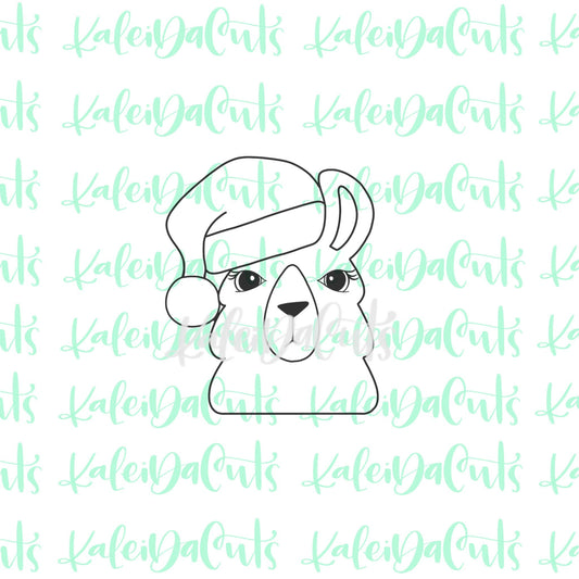 Santa Llama Cookie Cutter