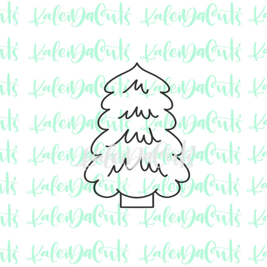 Tall Winter Tree Cookie Cutter