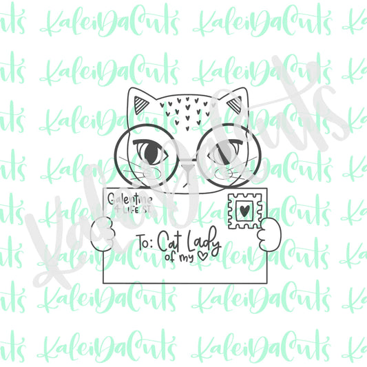 Cat Lover Letter Cookie Cutter
