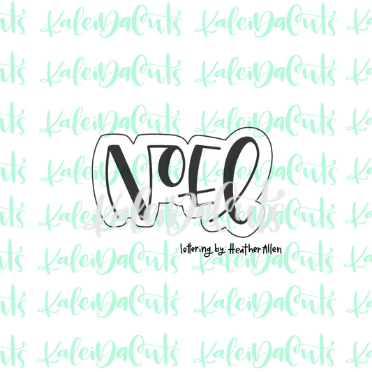 Noel Lettering Cookie Cutter