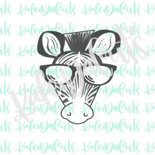 Party Zebra Cookie Cutter