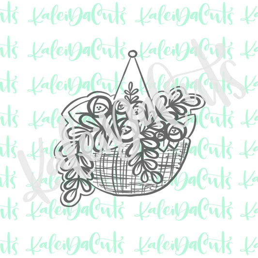 Hanging Plant Cookie Cutter