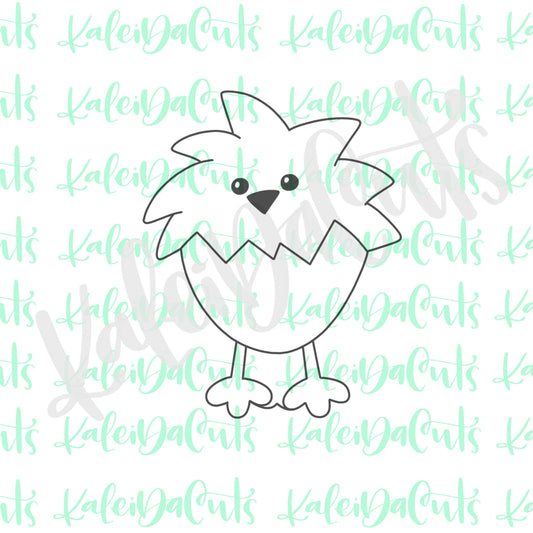 Fluffy Hatched Chick Cookie Cutter