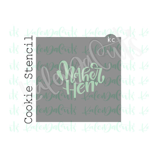 Mother Hen Stencil - 4 inch design