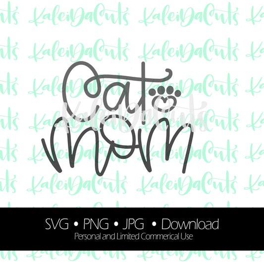 Cat Mom Digital Download.