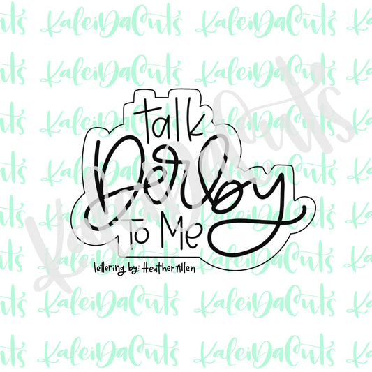 Talk Derby To Me Cookie Cutter