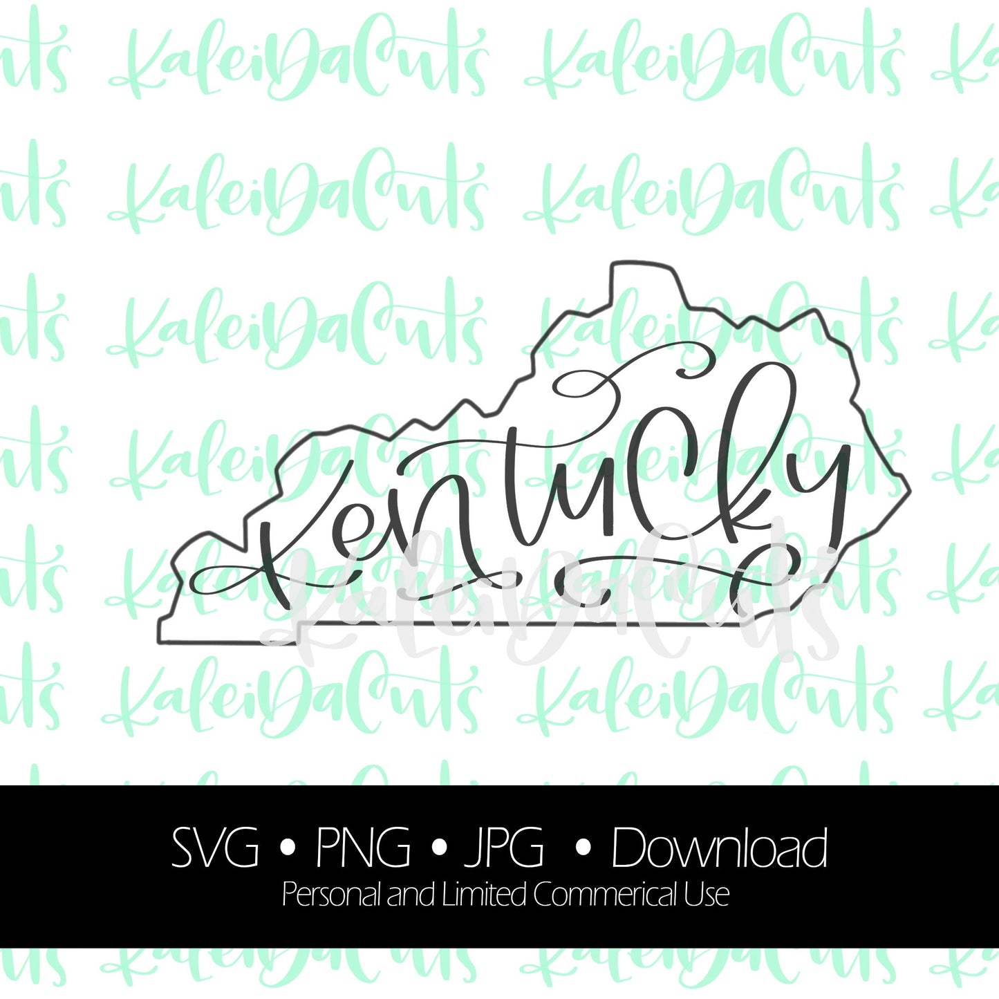 Kentucky Lettering Digital Download.