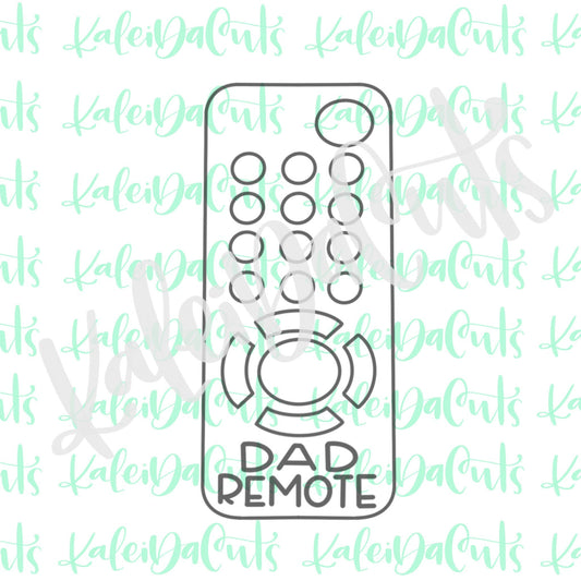 Dad Remote Cookie Cutter