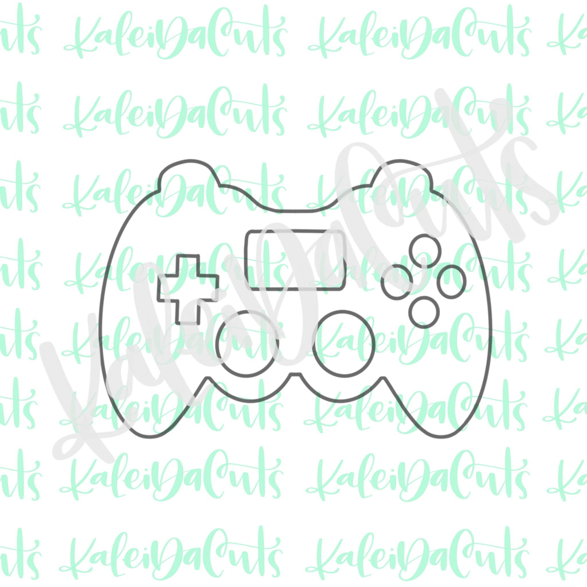 Video Game Controller Stencil